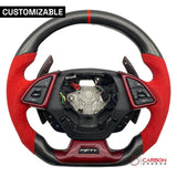 [Complete/Heated] Custom Carbon Fiber Steering Wheel For 2016-2024 Chevy Camaro