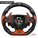 [Complete/Heated] Custom Carbon Fiber Steering Wheel For 2016-2024 Chevy Camaro
