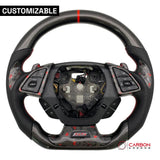 [Complete/Heated] Custom Carbon Fiber Steering Wheel For 2016-2024 Chevy Camaro