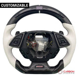 [Complete/Heated] Custom Carbon Fiber Steering Wheel For 2016-2024 Chevy Camaro
