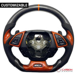 [Complete/Heated] Custom Carbon Fiber Steering Wheel For 2016-2024 Chevy Camaro