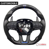 [Complete/Heated] Customizable Carbon Fiber Steering Wheel | 2015-2023 Dodge Charger Challenger Durango