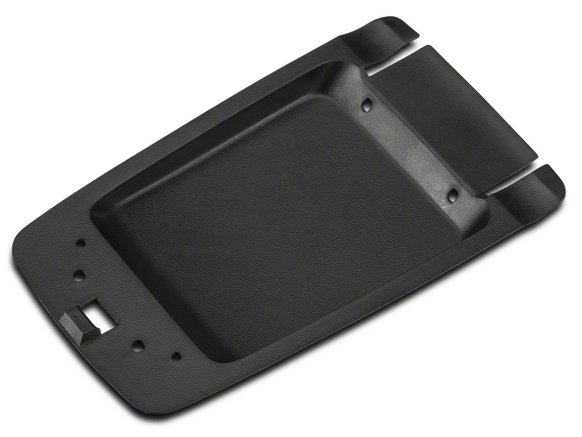 OPR Center Console Armrest Kit; Black (87-93 Mustang)