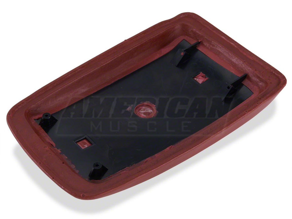 OPR Center Console Armrest Kit; Red (87-93 Mustang)