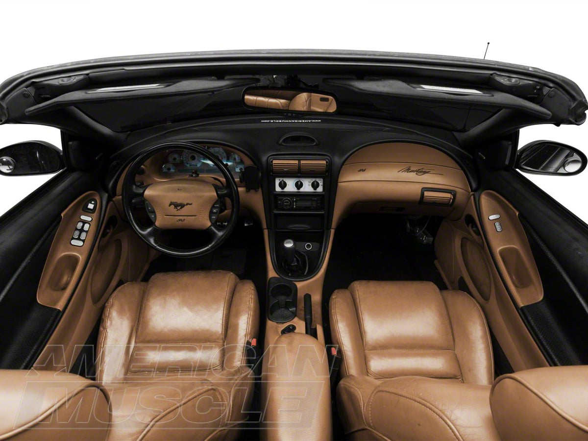SpeedForm Modern Billet Window Switch Kit; Polished (97-04 Mustang Convertible)