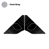 Topo Rear Window Triangle Overlay (Printed Series) - 2021+ Bronco 4 Door