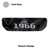 1966 Topographic Shifter Plate (Printed Series + Acrylic) - 2021+ Bronco