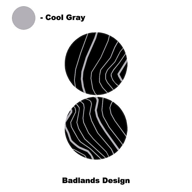 Topo Cup Holder Inserts (Printed Series + Acrylic) - 2021+ Bronco