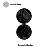 1966 Topographic Shifter Plate (Printed Series + Acrylic) - 2021+ Bronco