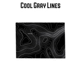 Topographic Map Premium Print Vinyl Rolls (3' or 6') - Matte Finish