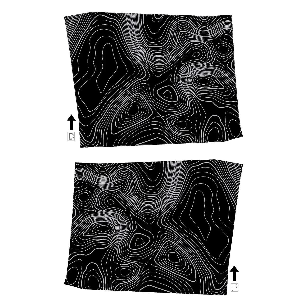Topographic FRONT Door Armrest Panel Protection - 2024+ Tacoma / 2025+ 4Runner