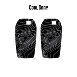 Topographic Key Fob Overlays - 2024+ Tacoma / 2025+ 4Runner