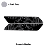 Topo Interior Front Door Grab Handle Overlay Kit (Printed + Laser Series) - 2021+ Bronco