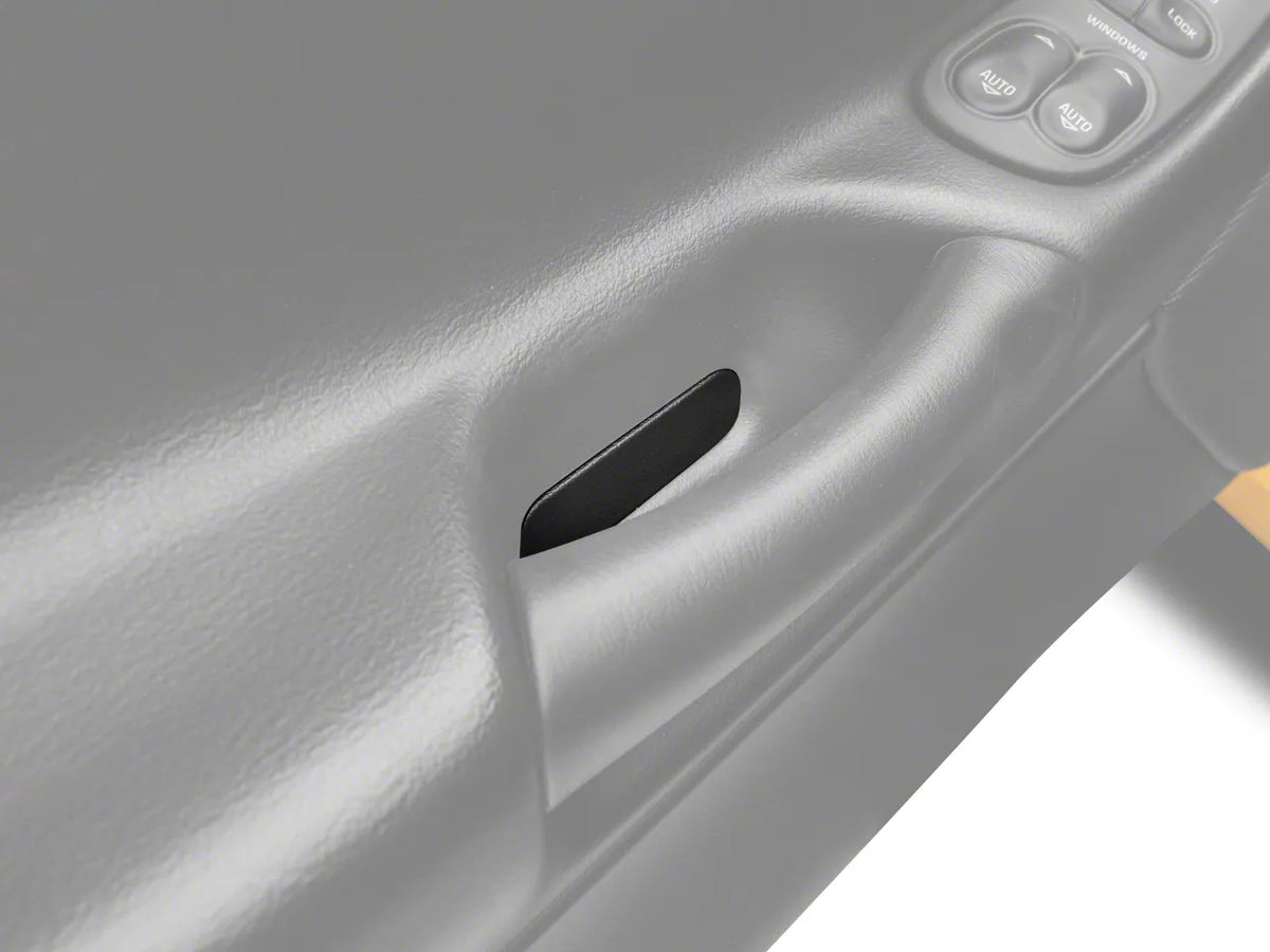 OPR Door Panel Access Cover Plug; Black (97-04 Corvette C5)