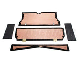 SpeedForm Rear Seat Delete Kit; Black (79-93 Mustang Coupe)