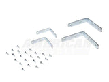 SpeedForm Rear Seat Delete Kit; Black (79-93 Mustang Coupe)