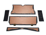 SpeedForm Rear Seat Delete Kit; Gray (79-93 Mustang Coupe)
