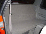 SpeedForm Rear Seat Delete Kit; Gray (79-93 Mustang Coupe)