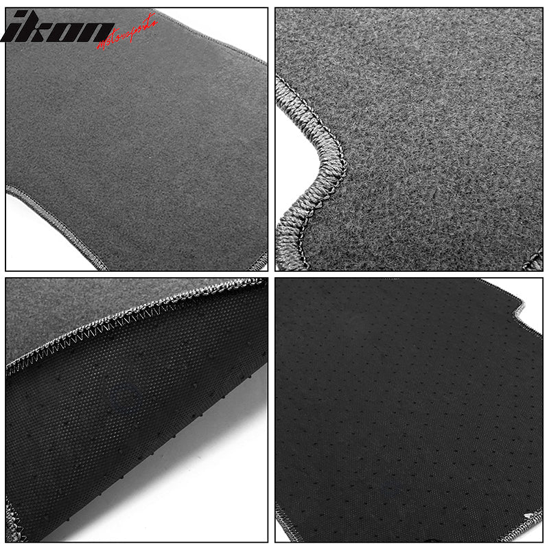 Car Floor Mat for 2006-2011 BMW E90 3 Series Gray Carpet 4PC Nylon