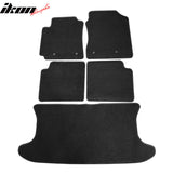 Car Floor Mat for 2004-2007 Scion xB Black Carpet 5PC Nylon