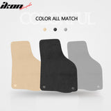 Car Floor Mat for 2006-2009 Volkswagen Golf Rabbit GTI Black 4PC Nylon