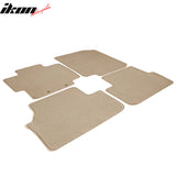 Car Floor Mat for 2004-2008 Acura TL Beige Carpet 4PC Nylon