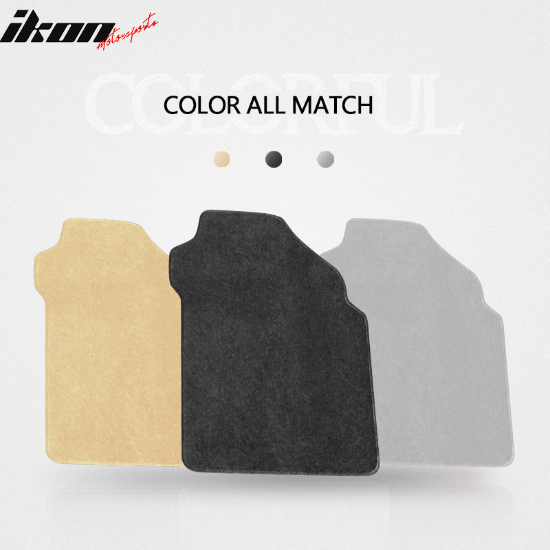 Car Floor Mat for 2000-2002 Nissan Maxima Black Carpet 4PC Nylon