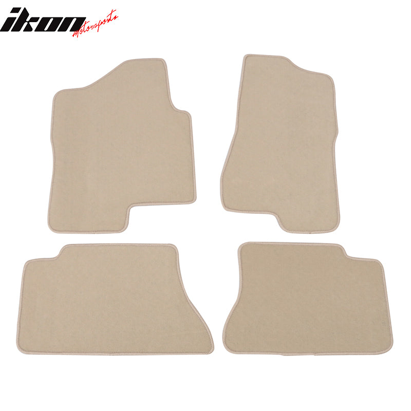 Car Floor Mat for 1999-2006 Chevrolet Silverado 1500 Crew Cab Beige