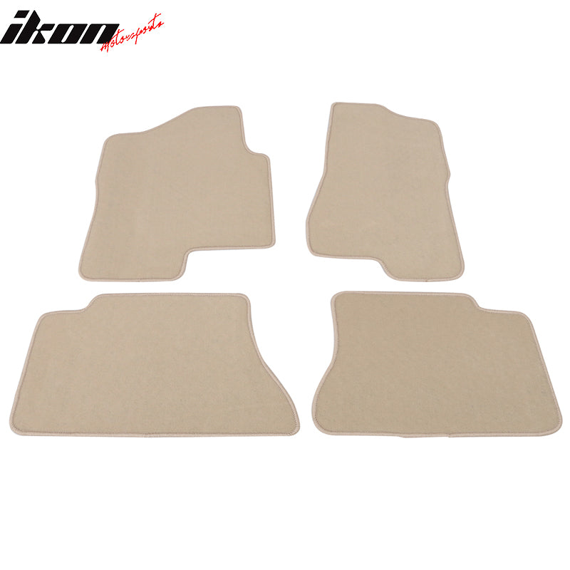 Car Floor Mat for 1999-2006 Chevrolet Silverado 1500 Crew Cab Beige