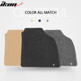 Car Floor Mat for 2001-2006 Acura MDX Black Carpet 3PC Nylon