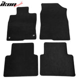 Car Floor Mat for 2016-2021 Honda Civic Black Carpet 4PC Nylon