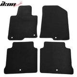 Car Floor Mat for 2016-2020 Kia Optima Black Carpet 4PC Nylon