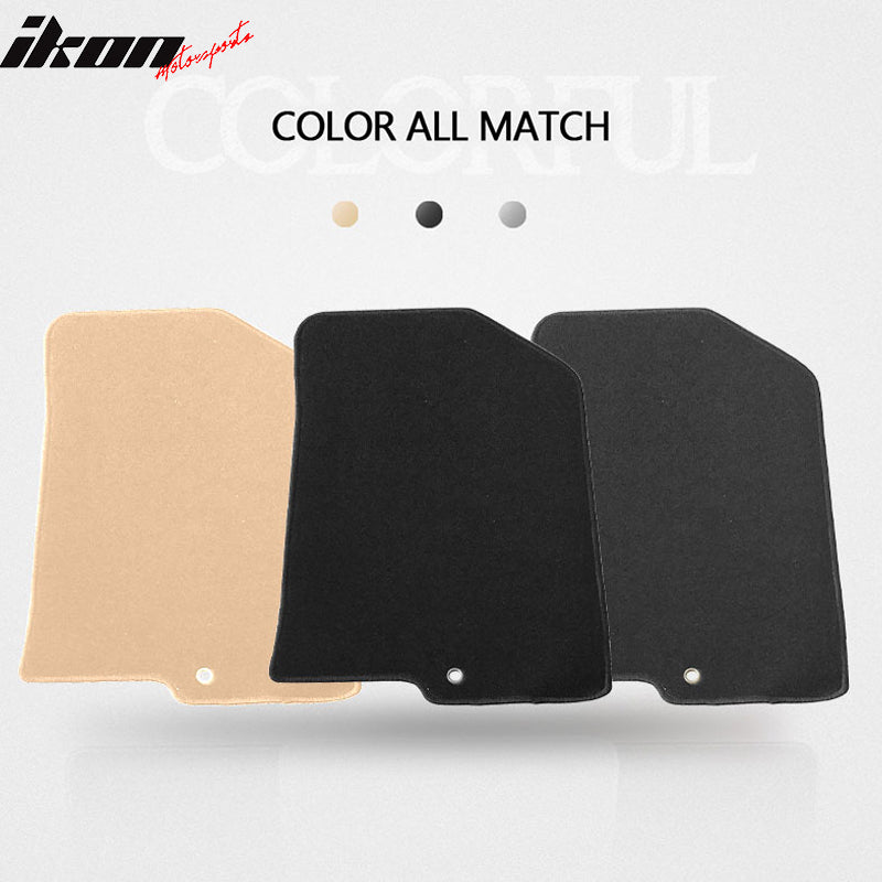 Car Floor Mat for 2016-2020 Kia Optima Black Carpet 4PC Nylon