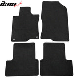 Car Floor Mat for 2009-2014 Acura TSX Black Carpet 4PC Nylon