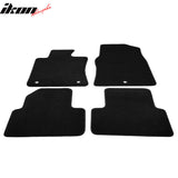 Car Floor Mat for 2009-2014 Acura TL Black Carpet 4PC Nylon