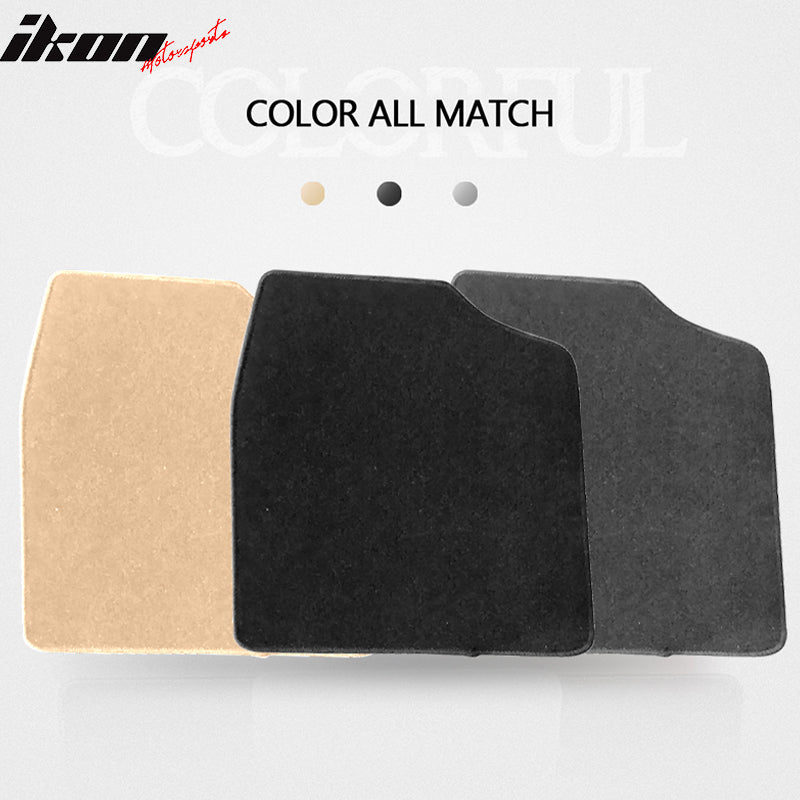 Car Floor Mat for 1998-2003 Toyota Sienna Black Carpet 6PC Nylon