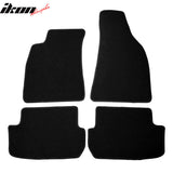 Car Floor Mat for 2002-2004 Audi A4 Black Carpet 4PC Nylon