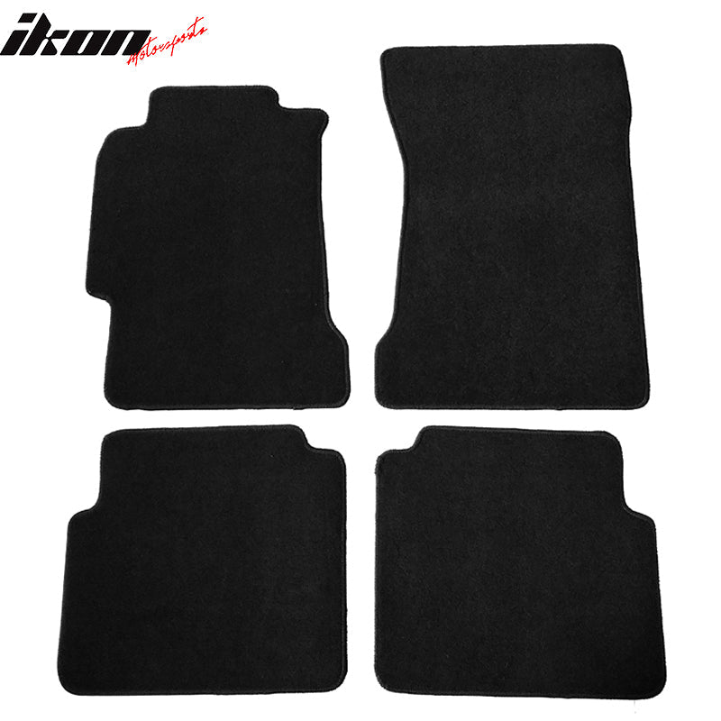 Car Floor Mat for 1997-1999 Acura CL Black Carpet 4PC Nylon