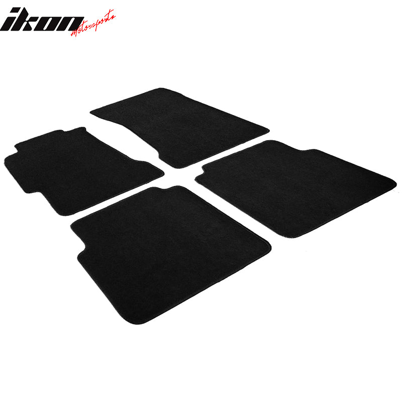 Car Floor Mat for 1997-1999 Acura CL Black Carpet 4PC Nylon