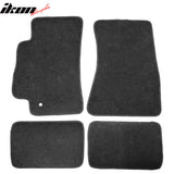 Car Floor Mat for 1993-1998 Toyota Supra Black Carpets Nylon 4 PCS