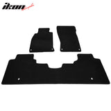 Car Floor Mat for 2011-2013 Infiniti M37 Black Car Nylon 3PC
