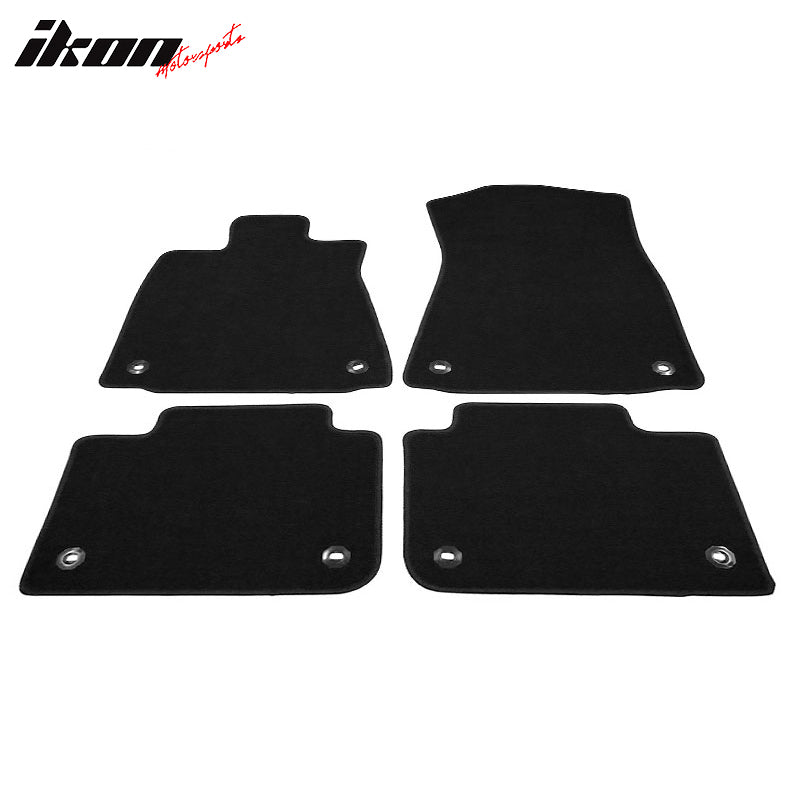 Car Floor Mat for 2013-2020 Lexus GS Black Car Front Rear  Nylon 4PC