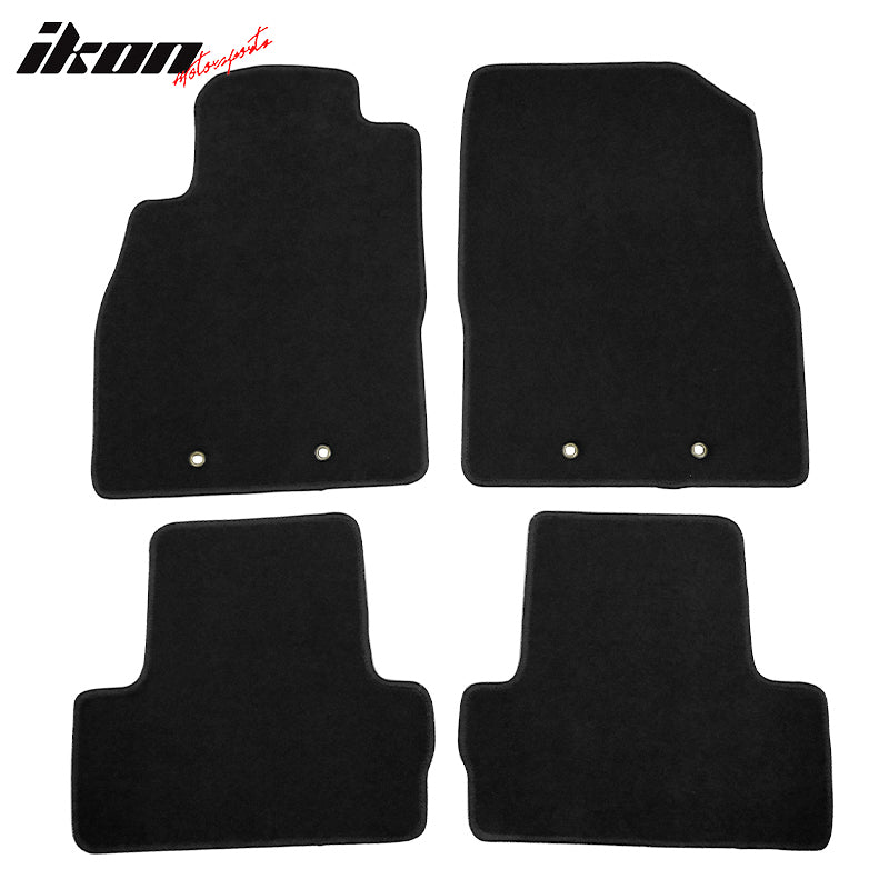 Car Floor Mat for 2011-2015 Chevrolet Volt Black Car Nylon 4PC