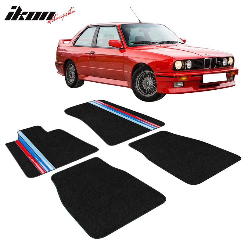 1984-1991 BMW 3 Series Coupe Car Floor Mats Carpet 4PC Nylon