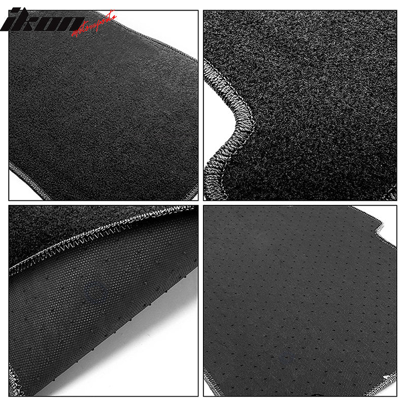Car Floor Mat for 2017-2020 Hyundai Elantra Black Carpet Nylon 4PC