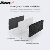 Car Floor Mat for 1997-2004 Dodge Dakota Black Carpets Nylon 2Pc