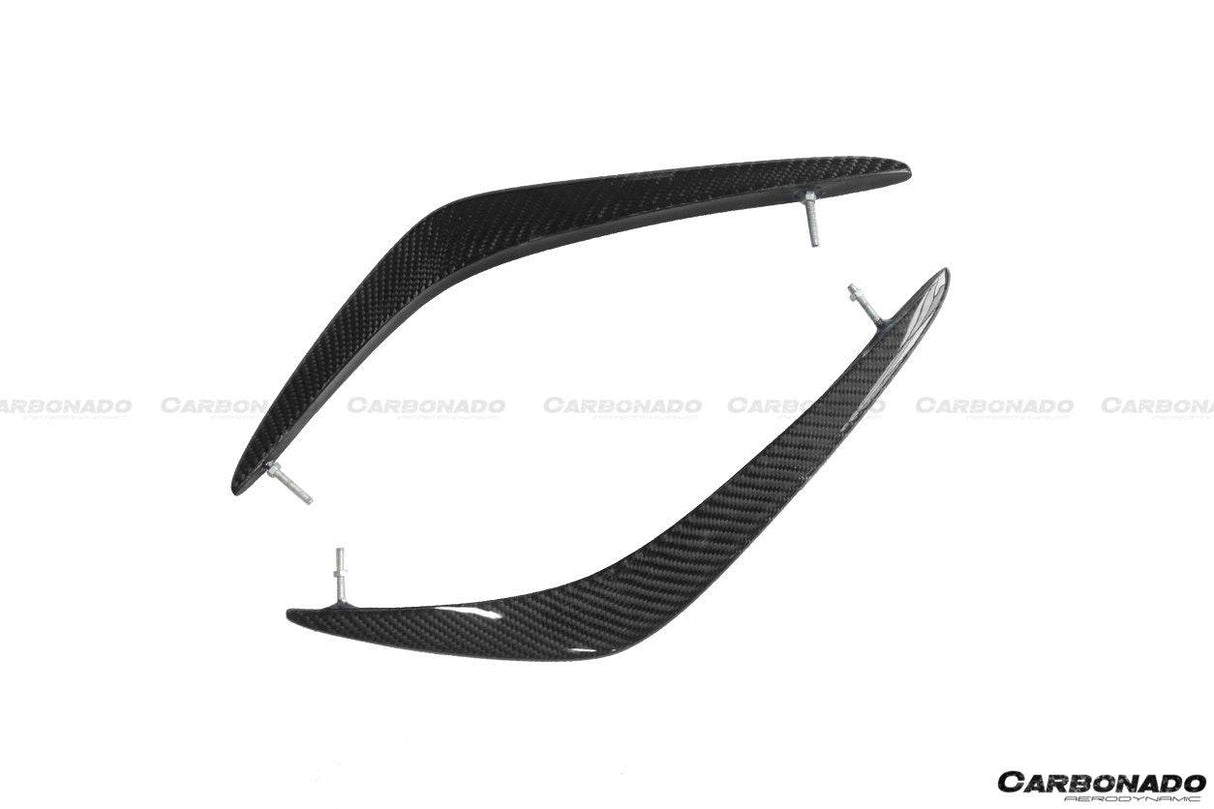 2008-2011 Nissan GTR R35 CBA Carbon Fiber Front Canards