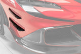 2020-UP Ferrari Autoclave Carbon Fiber Front Bumper Canards Carbonado (MSY) Fits: SF90 Stradale and Spider