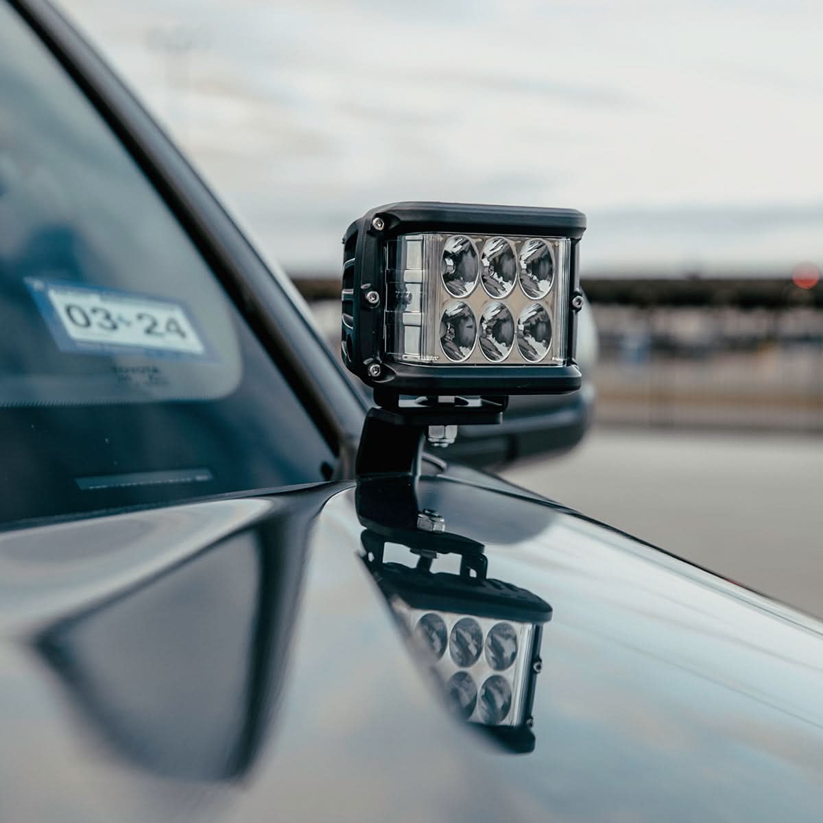 Low Profile Ditch Light Brackets For 2022+ Toyota Tundra