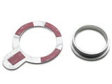 Speedform Modern Billet Cup Holder Bezel; Polished (01-04 Mustang)